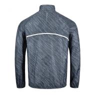 Veste de running imprimée Noir Homme ODLO Zeroweight vue 2