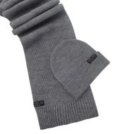 Conjunto de gorro y bufanda grises para hombre Kaporal BERA barato