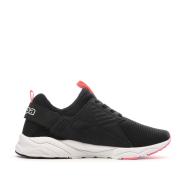 Baskets Noires/Roses Fille Kappa San Puerto vue 2
