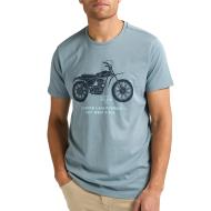 T-shirt Bleu Homme Petrol Industries Ocean
