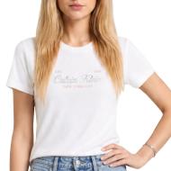 Camiseta blanca de mujer Calvin Klein Jeans Classic Script