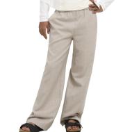 Beige Flowy Trousers for Girls – ONLY Kognina affordable