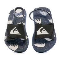 Claquettes Noir/Bleu Bébé Quiksilver Molokai vue 3