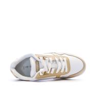 Baskets Blanche/Beige Homme Lacoste T-clip 124 vue 4