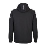 Sweat Zippé Noir Homme Kappa Divieto vue 2