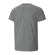 T-Shirt Gris Garçon Puma Essentials Logo vue 2