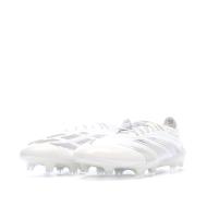 Chaussures de Foot Blanches Homme Adidas Predator Elite FG vue 6