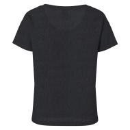 T-Shirt Noir Femme Pieces Sophie vue 2
