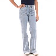 Jean Droit Bleu Moyen Femme Monday Premium T-10-2 pas cher