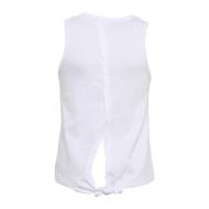 Débardeur blanc fille Reebok Tie Back Tank vue 2