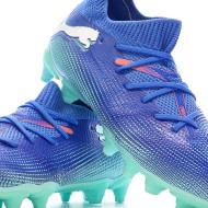 Chaussures de Foot Bleues Enfant Puma Future 7 Match FG/AG vue 7