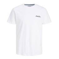 T-shirt Blanc Garçon Jack & Jones Tons pas cher