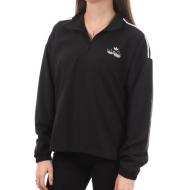 Veste 1/4 Zip Noir Femme Adidas Halfzip pas cher