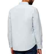 Chemise Bleu Homme Calvin Klein Jeans Oxfords vue 2