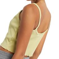 Débardeur Kaki Clair Femme Nike Tank Crop vue 2