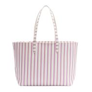 Lacoste Anna Women's Pink/White Reversible Tote Bag Photo of the Espace des Marques %store% store - view of %key%