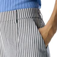 Pantalones de mujer de pierna ancha a rayas azul marino/blanco Object Lisa ver 3