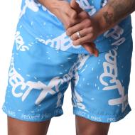 Short De Bain Bleu Homme Project X Paris Short All Overt pas cher