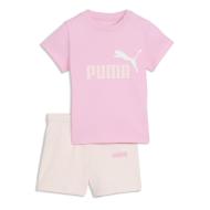 Conjunto rosa/beige para niña Puma Minicats Ess Tee And barato