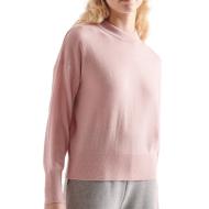 Pull rose femme Superdry Wool Cashmere Crew pas cher