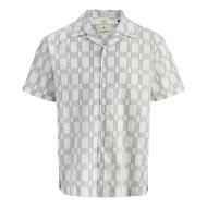 Chemise Blanc/Marine Homme Jack & Jones Kevin