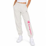 Jogging Gris Clair/Rose Fille Champion Signature pas cher