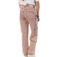 Jean Rose Femme Cargo Monday Premium Wide vue 2