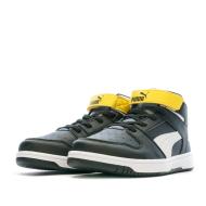 Baskets Noir Garçon Puma Rebound Layup vue 6