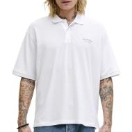 Polo Blanc Homme Jack & Jones Archive Graphic Polo pas cher