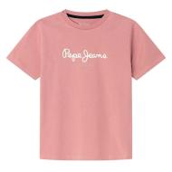 T-Shirt Rose Garçon Pepe jeans New Art pas cher