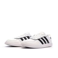 Baskets Blanches/Noir Femme Adidas Breaknet Sleek vue 6