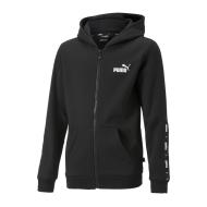 Sweat Zippé Noir Garçon Puma Tape pas cher