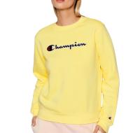 Sweat Jaune Femme Champion 114462 pas cher
