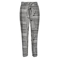 Pantalon fluide Noir/Blanc Femme Vero Moda Joy