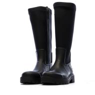 Bottes Noir Femme Calvin Klein Jeans High Rainboot Neopre vue 5