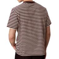 T-Shirt à Rayure Marron/Écru Homme Calvin Klein Jeans 20s Stripe vue 2