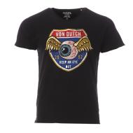 T-shirt Noir Homme Von Dutch VDTVC