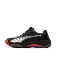 Chaussures de Padel Noires/Rouges Homme Puma Nova Court pas cher