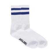 X1 Paire de Chaussettes Blanche/Marine Homme Jack & Jones Tennis pas cher