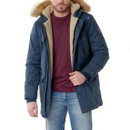 Parka marine homme Teddy Smith P-Harold pas cher