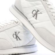 Baskets Blanc/Gris Homme Calvin Klein Jeans Retros vue 7