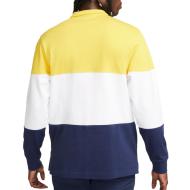 Sweat Blanc/Jaune/Marine Homme Nike Club+ vue 2