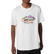 T-shirt Blanc Homme Converse Sticker pas cher