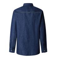 Chemise Bleu Homme Pepe jeans Abel vue 2