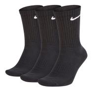 X3 Paires de Chaussettes Noires Homme Nike Everyday Cush pas cher