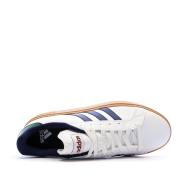 Baskets Blanches/Marines Homme Adidas Grand Court Base 2.0 vue 4