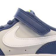 Baskets Bleu/Gris Garçon Nike Court Borough Low 2 vue 7
