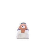 Baskets Blanc/Rose Fille Puma Carina vue 3