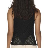Top Crochet Noir Femme Jdy 15226348 vue 2