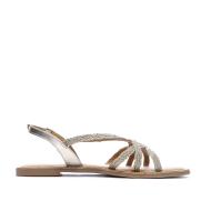 Sandales Dorées Femme Les Tropéziennes Chomy vue 2